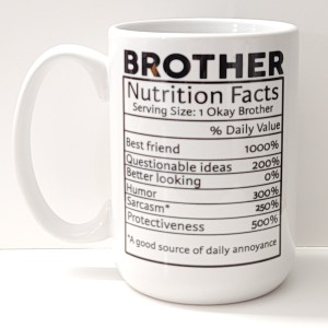 Brother Nutrition facts