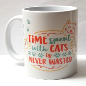 time spent with cats is never wasted