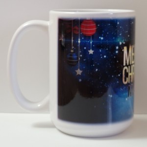 Happy Christmas mug with personalized name