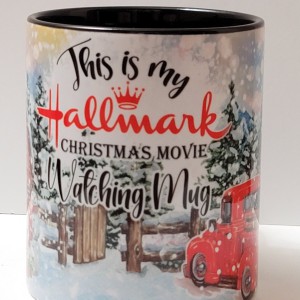 This is my hallmark Christmas movie matching mug