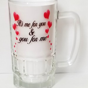 it is me for and you for me