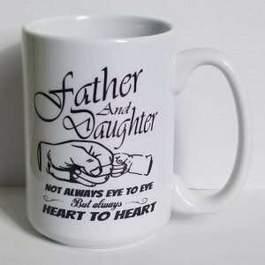 Father and daughter not always eye to eye but always heart to heart