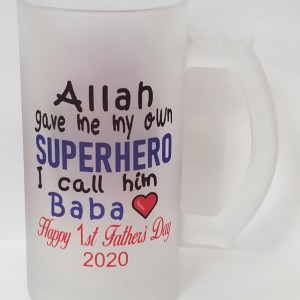 Allah gave me my own Superhero, i call hime Baba