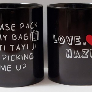 Black mug Quote