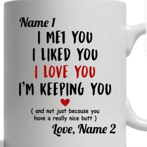 i met you i liked you i love you