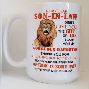 To my dear son-in-law