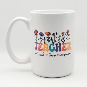 Teacher - Teach Love Inspire and name of the teacher