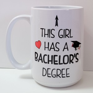 this girl has a bachelors deagree