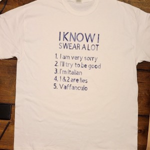 I know i swear a lot