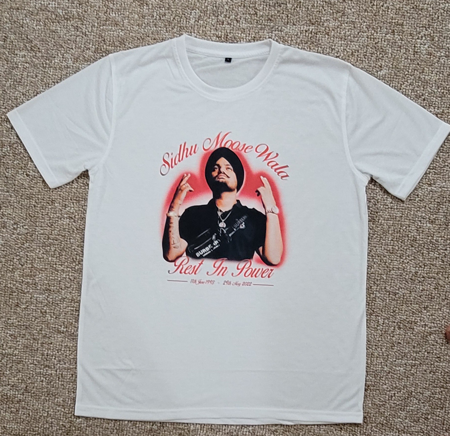 Sidhu Moosewala tshirt