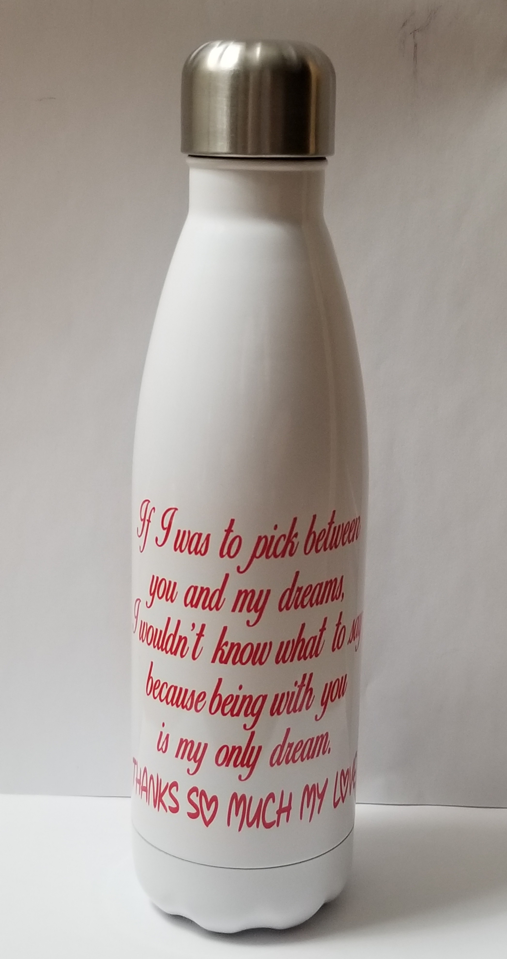 17oz  500 ml STAINLESS STEEL COKE SHAPED BOTTLE