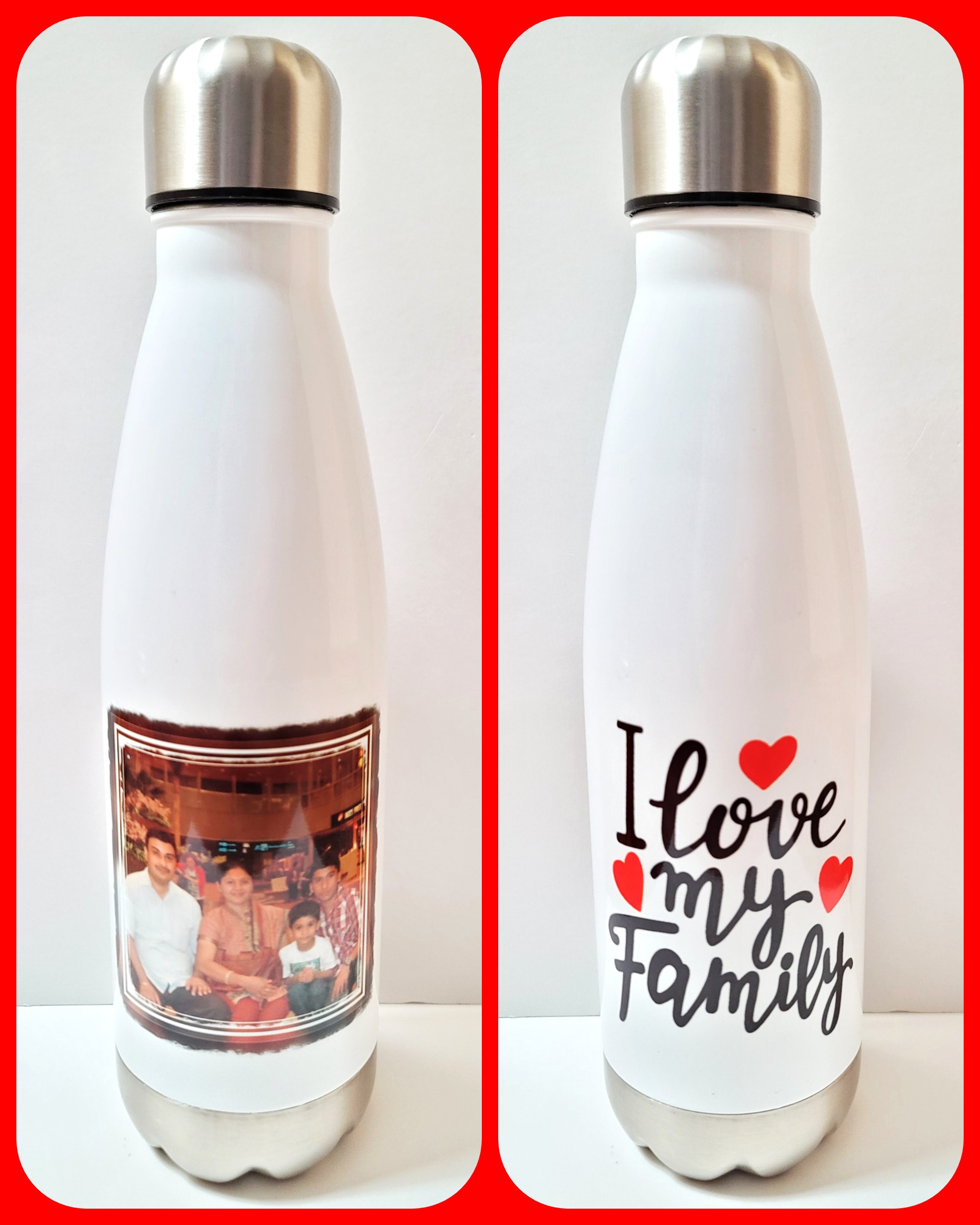 17oz  500 ml STAINLESS STEEL COKE SHAPED BOTTLE