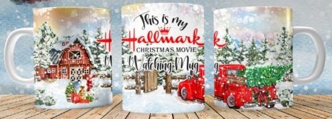 This is my hallmark Christmas movie matching mug
