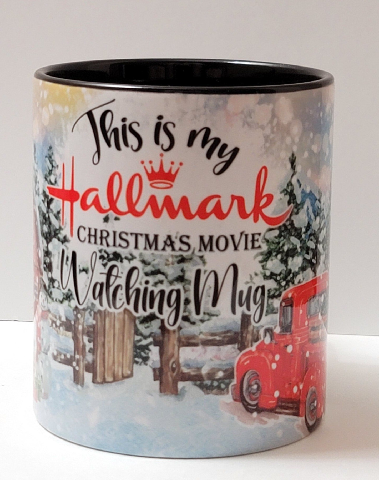 This is my hallmark Christmas movie matching mug