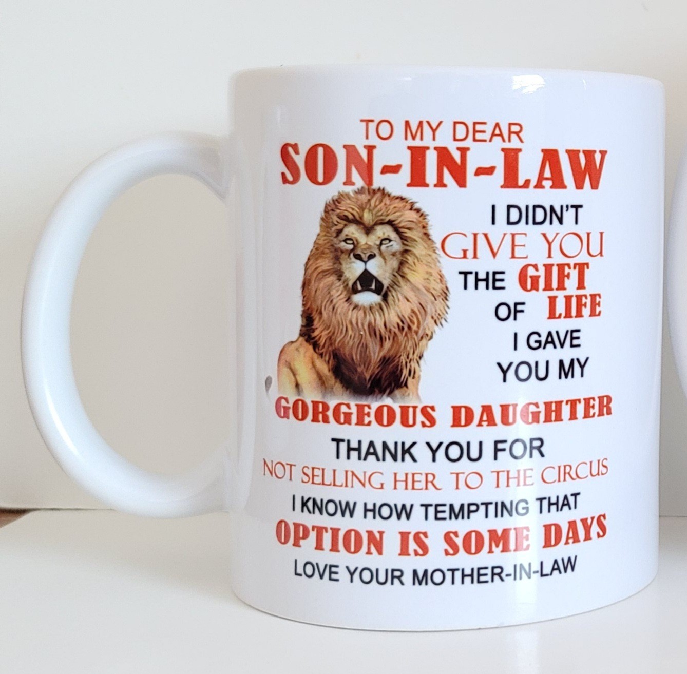 To my dear son-in-law